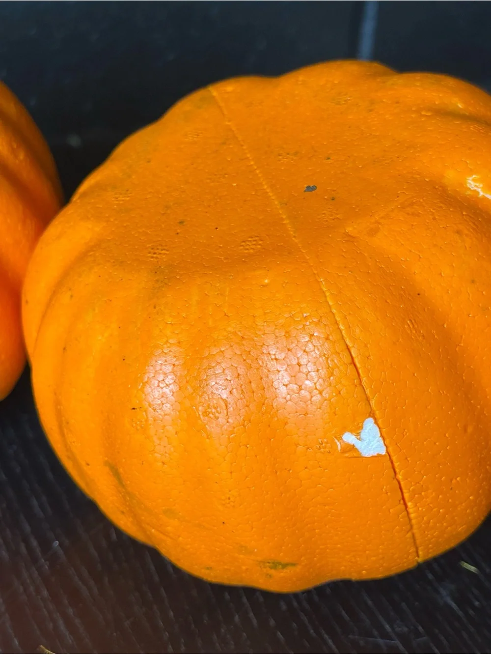 Orange Decorative Pumpkin Set - Lot of 4